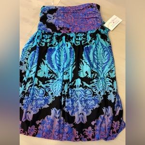 Large Stapless Floor Length Maxi Dress